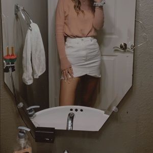 White skirt
